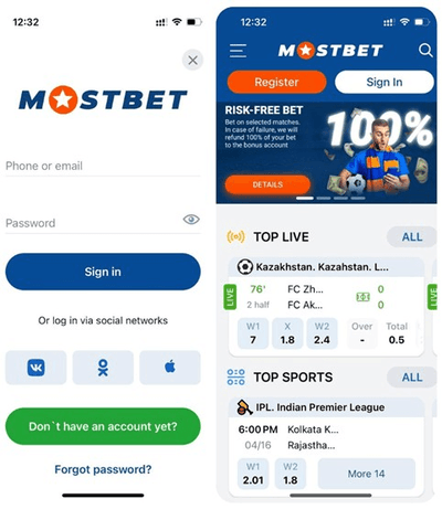 Скачать и установить Мостбет КЗ на iOS